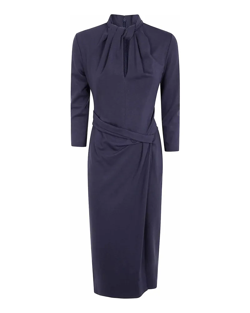 Giorgio Armani Maxikleid - Schwarz Schwarz