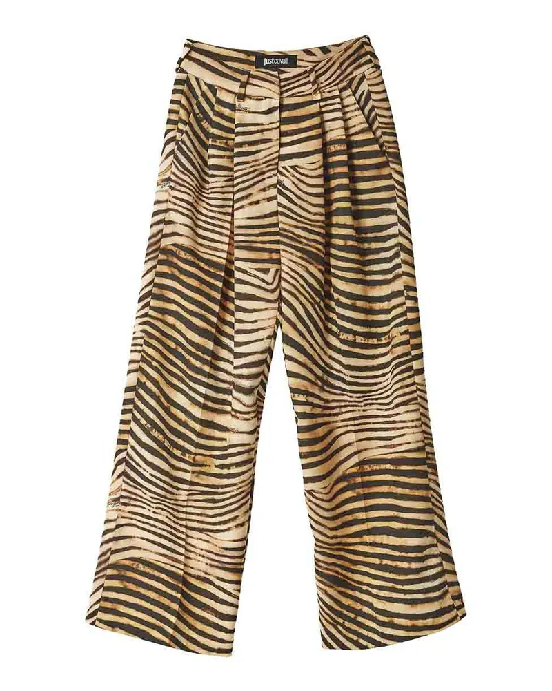 Just Cavalli Formale Hose - Bunt Animal