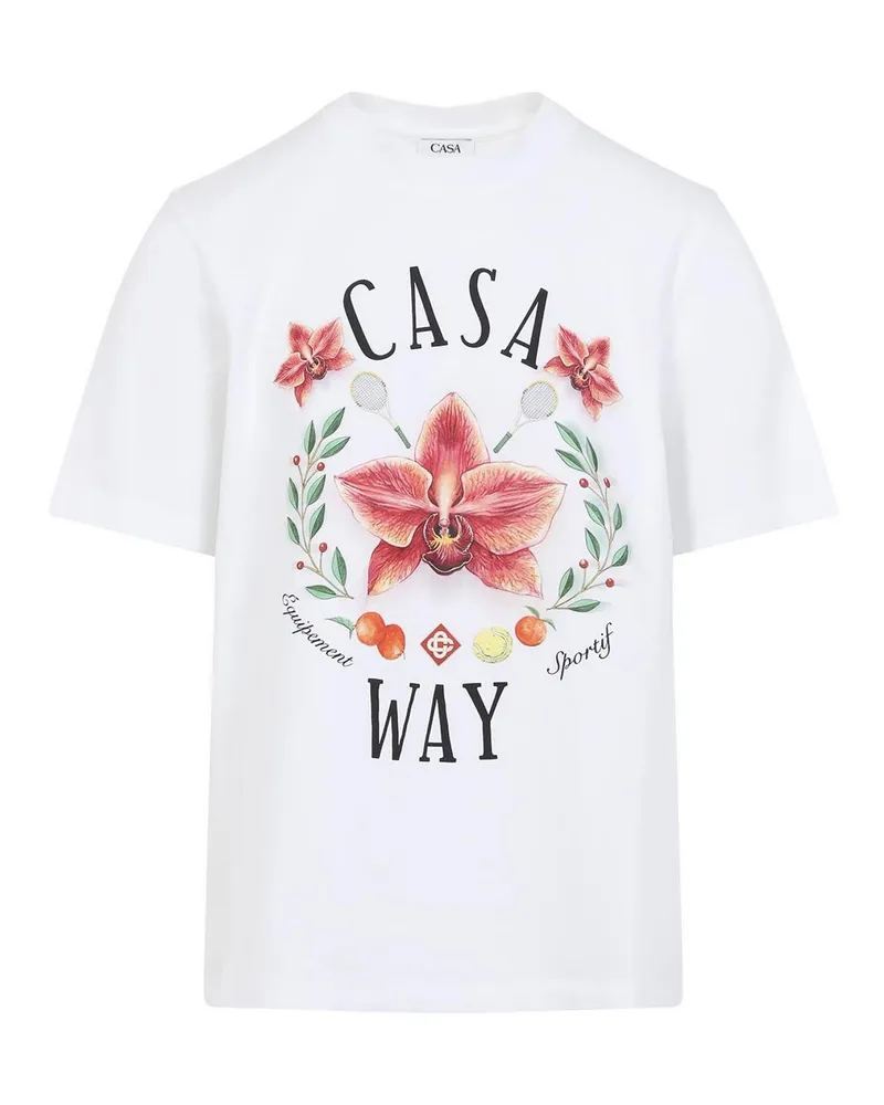 Casablanca Paris T-Shirt - Weiß Weiß