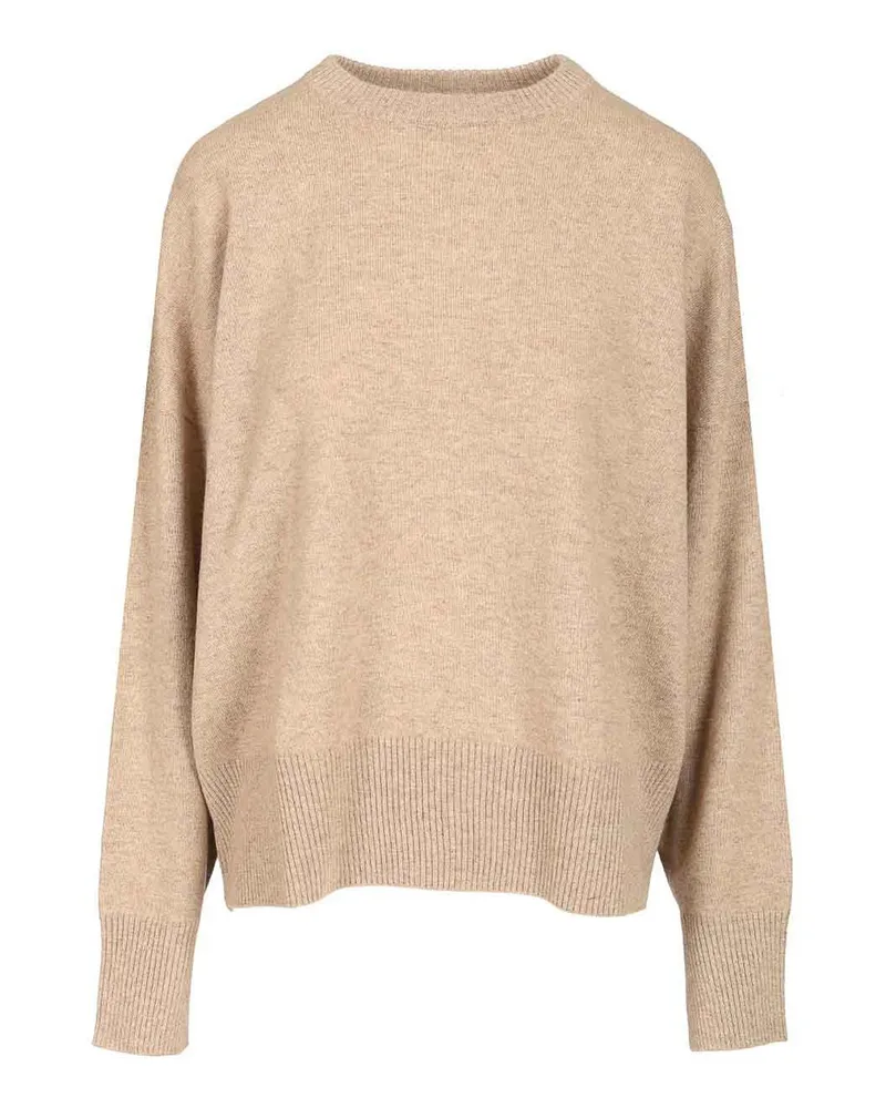 Loulou Studio Rundhalspullover - Beige Beige