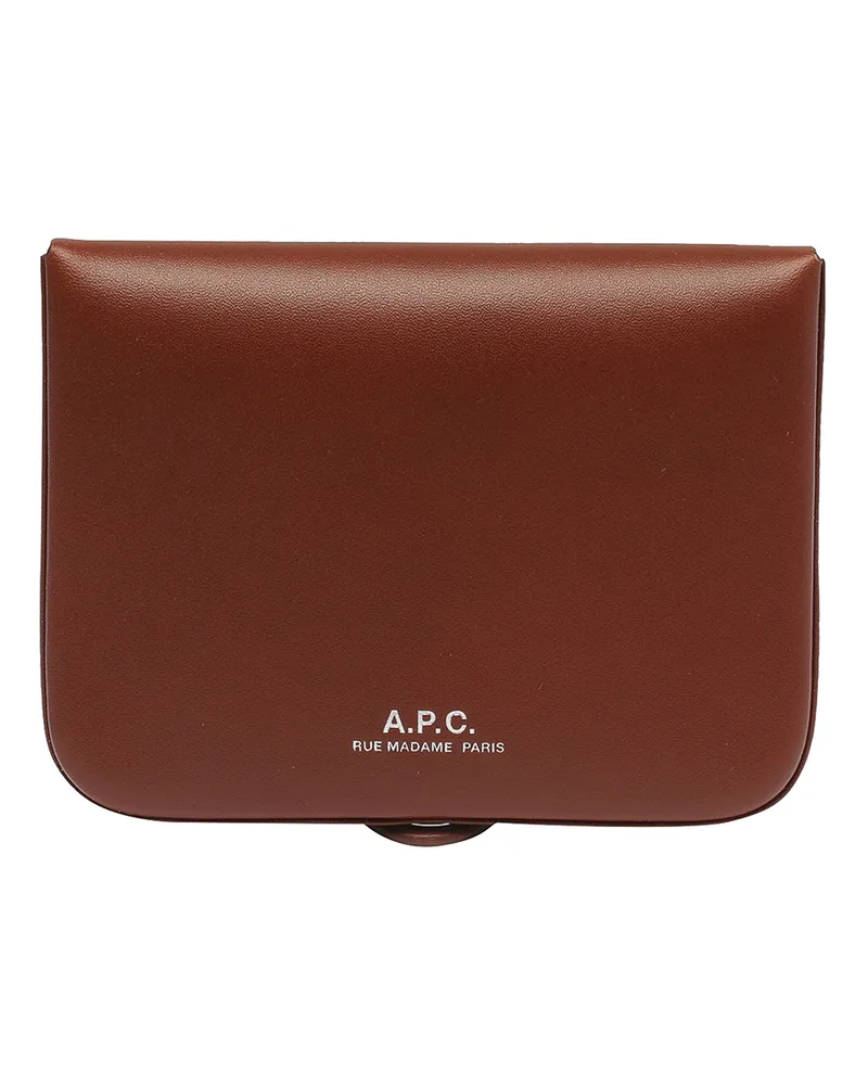 A.P.C. A. P.C. Portemonnaie - Braun Braun