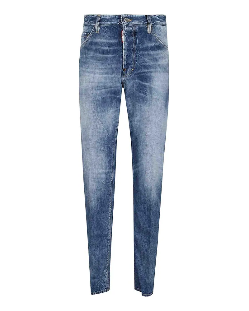 Dsquared2 Straight Leg Jeans - Dunkelblau Dunkelblau