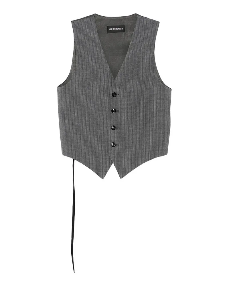 Ann Demeulemeester Weste - Grau Grau