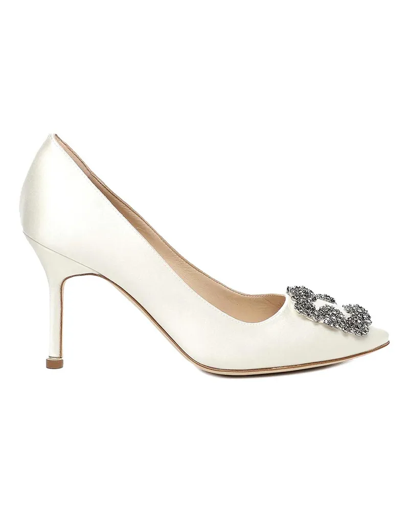 Manolo Blahnik Pumps - Weiß Weiß