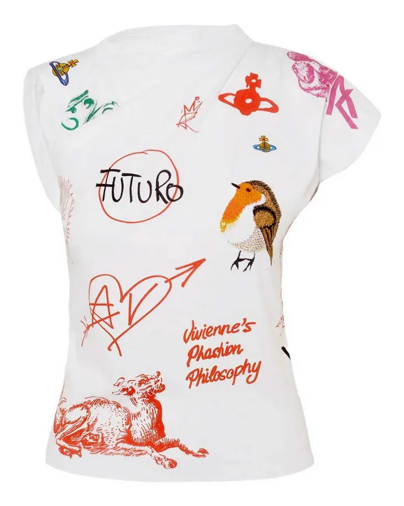 Vivienne Westwood Top - Schwarz Bunt