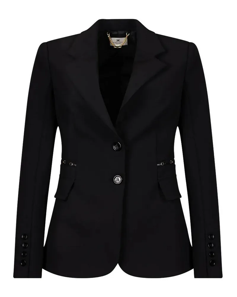 Elisabetta Franchi Blazer - Schwarz Schwarz