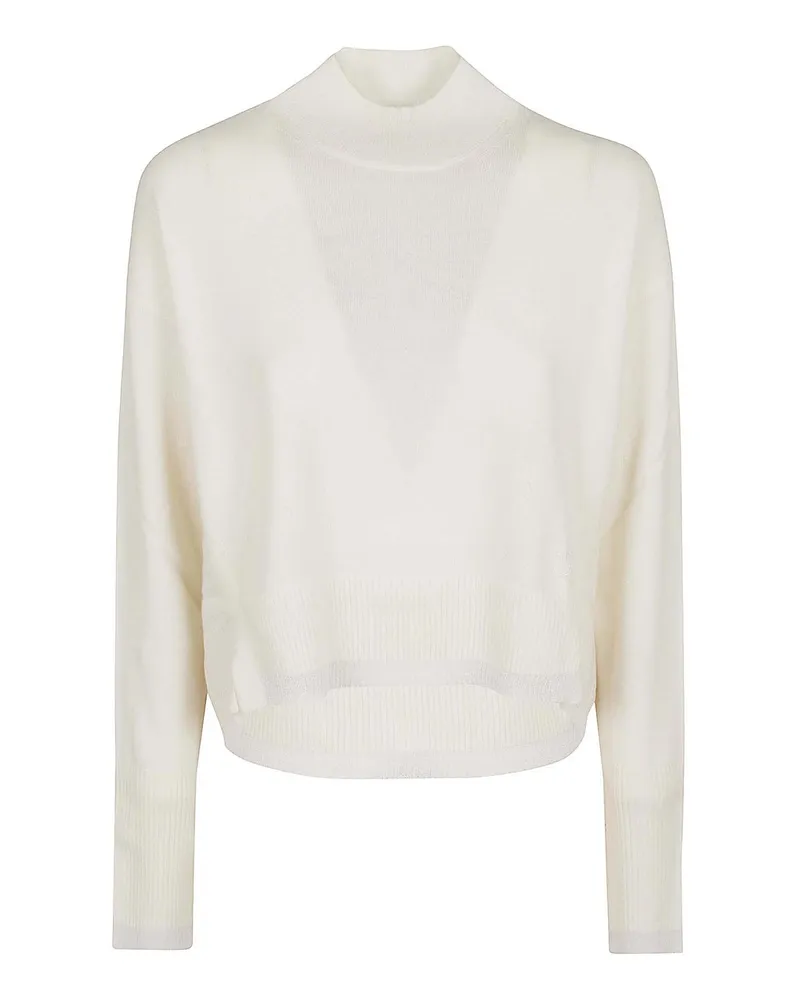 Pinko U-Boot-Pullover - Weiß Weiß