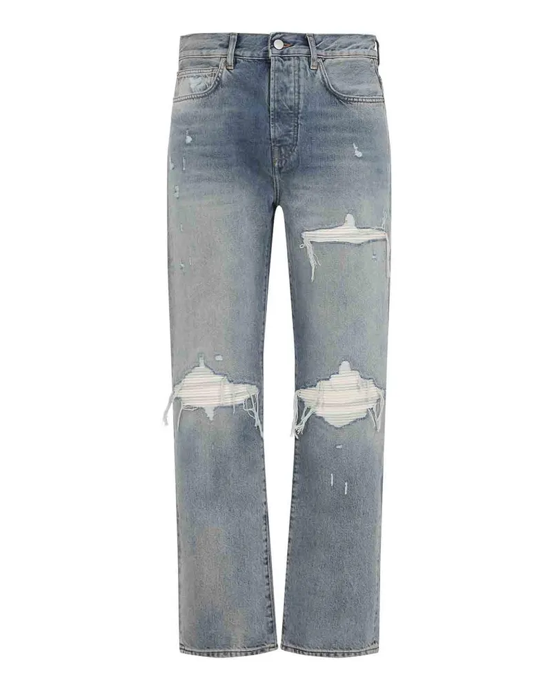 Amiri Straight Leg Jeans - Jeansblau Jeansblau