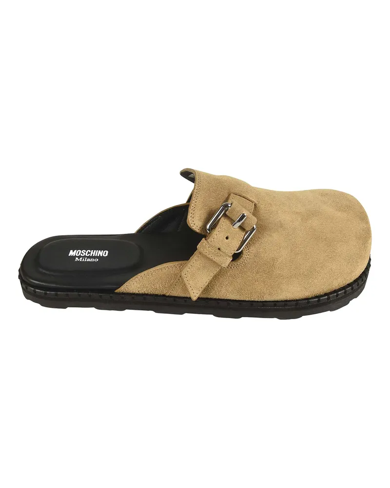 Moschino Mules - Weiß Beige