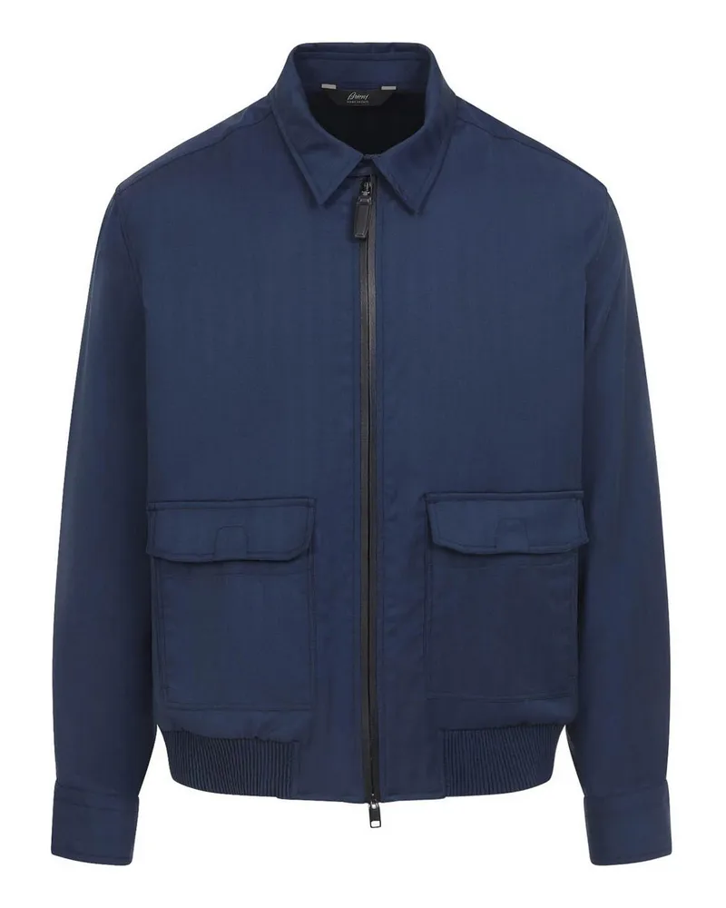 Brioni Casualjacke - Dunkelblau Dunkelblau