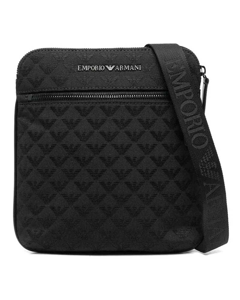 Emporio Armani Umhängetasche - Schwarz Schwarz