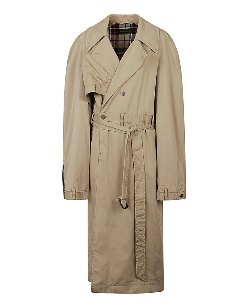Balenciaga Kurzer Mantel - Beige Beige