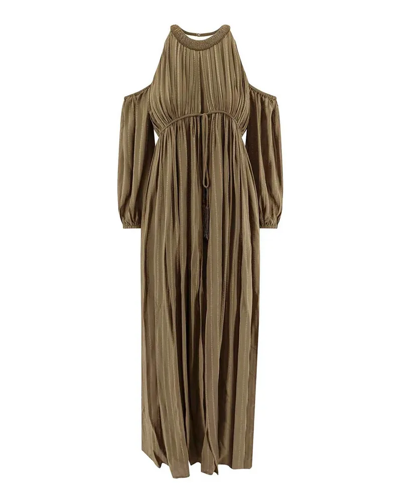 Pinko Knielanges Kleid - Grün Grün