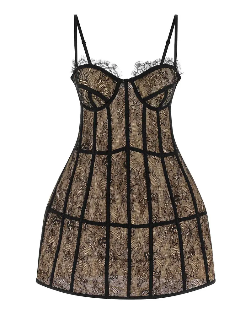 Giuseppe di Morabito Knielanges Kleid - Schwarz Schwarz