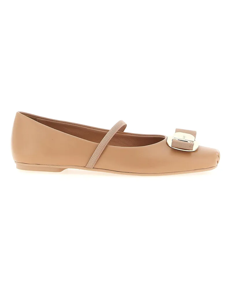 Ferragamo Ballerinas - Nude Nude