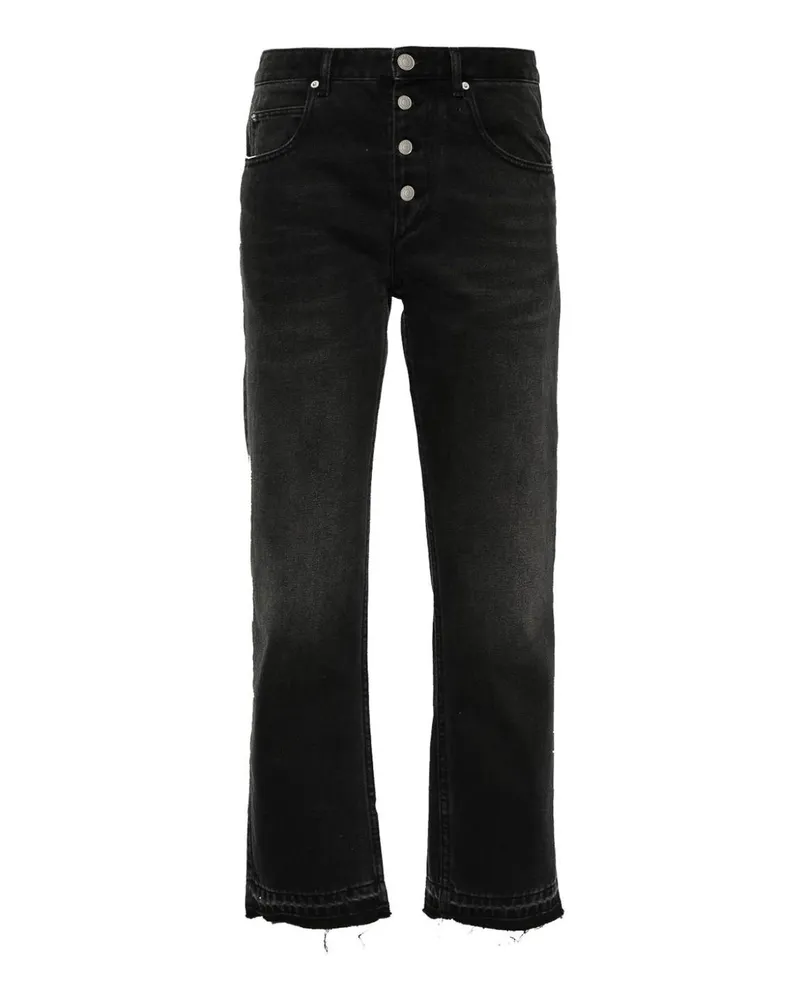 Isabel Marant Straight Leg Jeans - Schwarz Schwarz