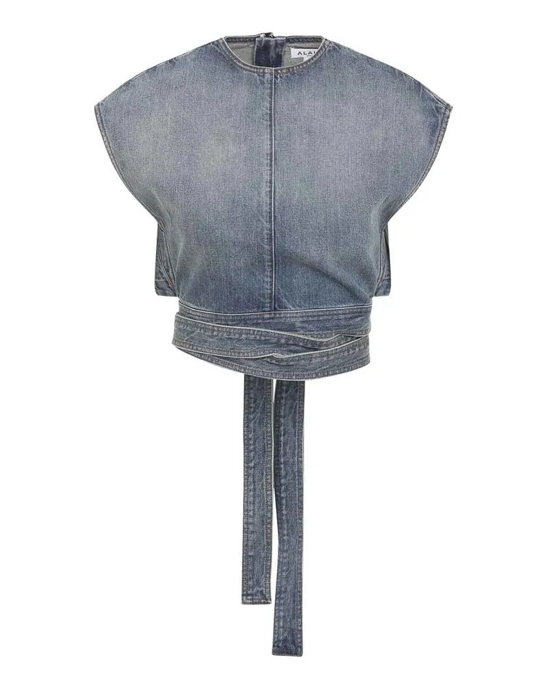 Alaïa Top - Blau Blau