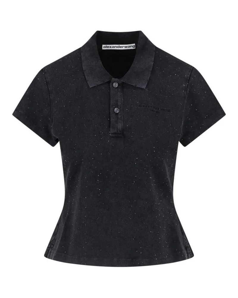 Alexander Wang Poloshirt - Schwarz Schwarz
