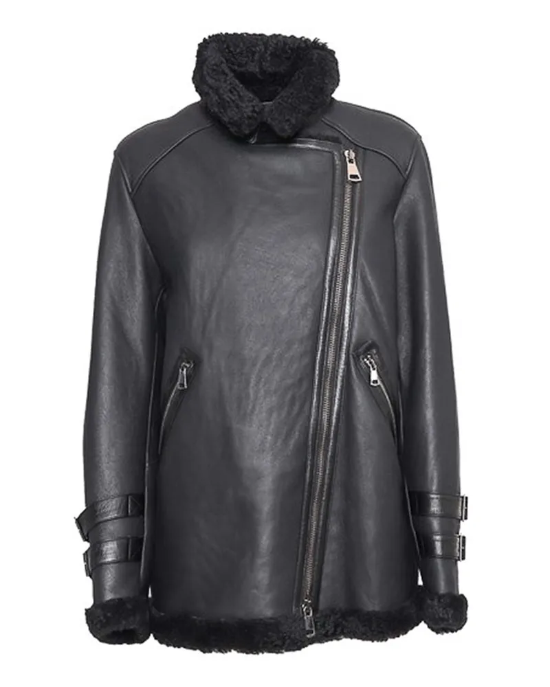 s.w.o.r.d 6.6.44 S. W.O. R.D 6.6.44 Kurzer Mantel - Schwarz Schwarz