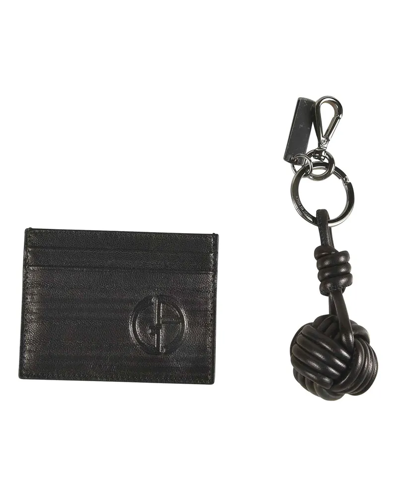 Giorgio Armani Portemonnaie - Weiß Schwarz