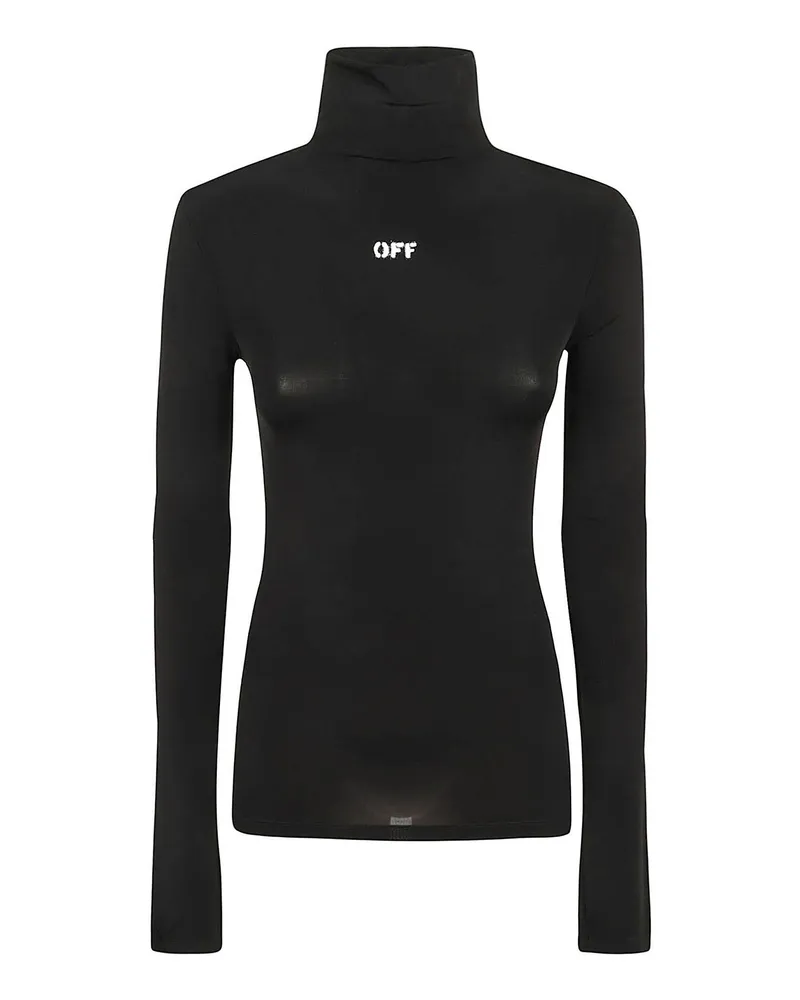 OFF-WHITE Top - Schwarz Schwarz