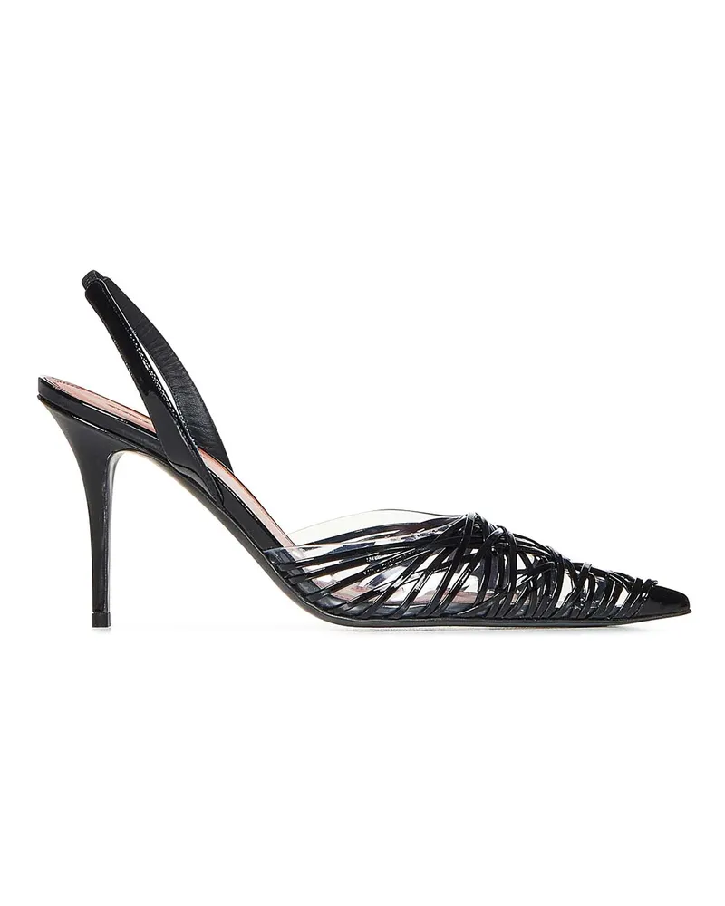 Amina Muaddi Pumps - Schwarz Schwarz
