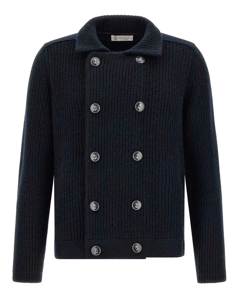 Brunello Cucinelli Cardigan - Blau Blau