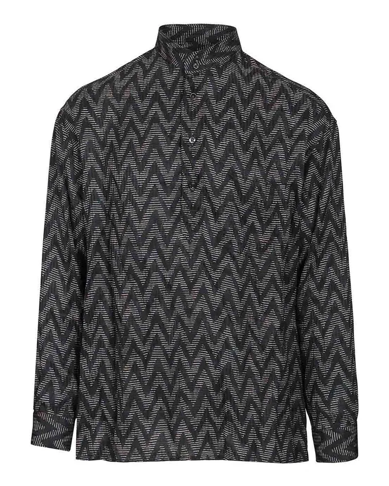 Giorgio Armani Hemd - Blau Blau