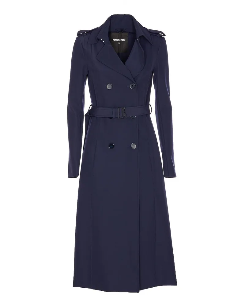 Patrizia Pepe Trenchcoat - Blau Blau