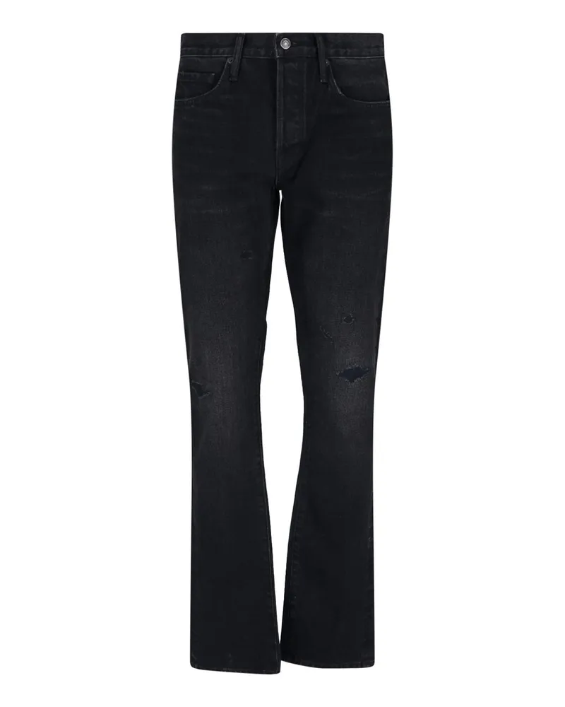 Tom Ford Bootcut Jeans - Schwarz Schwarz