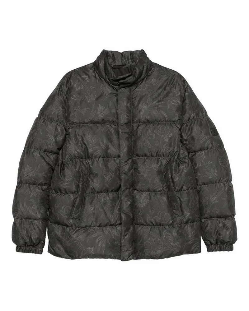 Etro Daunenjacke - Schwarz Schwarz
