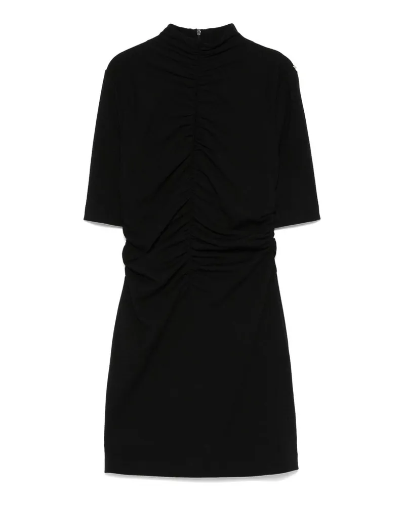 SPORTMAX Knielanges Kleid - Weiß Schwarz