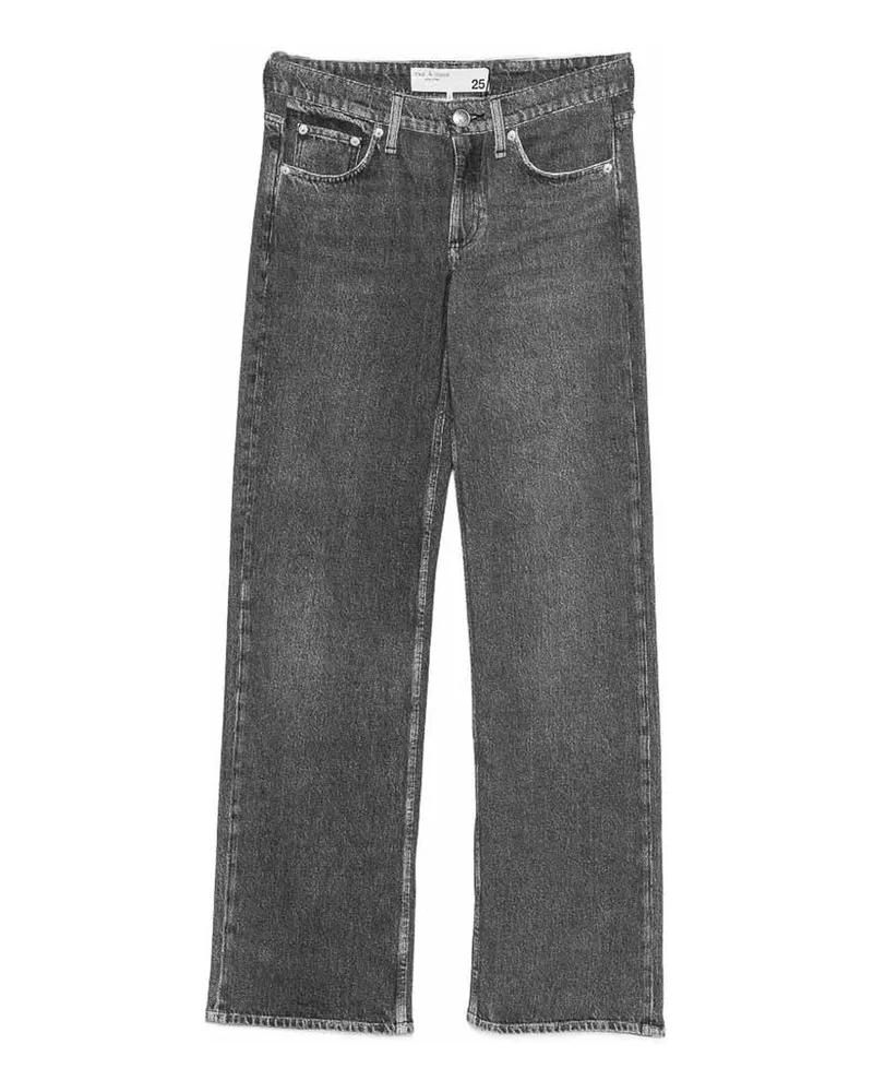 Rag & Bone Straight Leg Jeans - Grau Grau