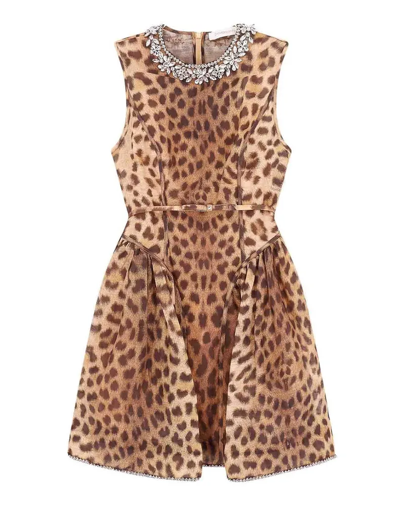 Zimmermann Knielanges Kleid - Animal Animal