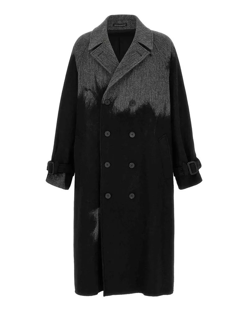Yohji Yamamoto Trenchcoat - Grau Grau