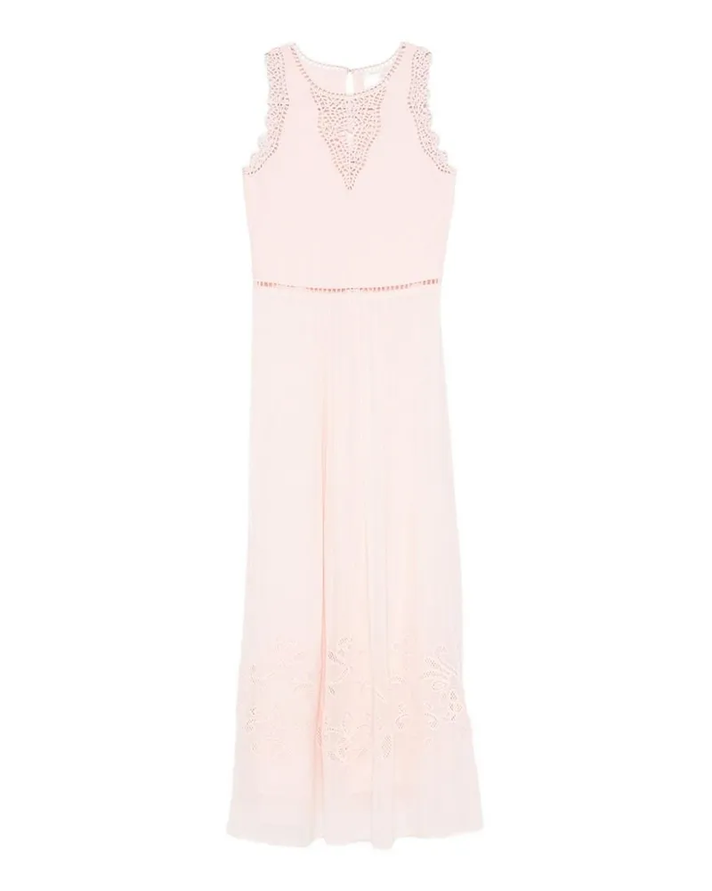 forte_forte Knielanges Kleid - Nude Nude