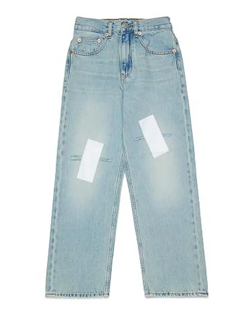 Maison Margiela Straight Leg Jeans - Blau Blau