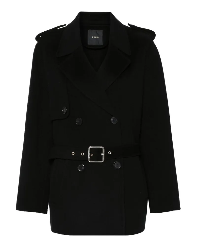 Pinko Trenchcoat - Schwarz Schwarz