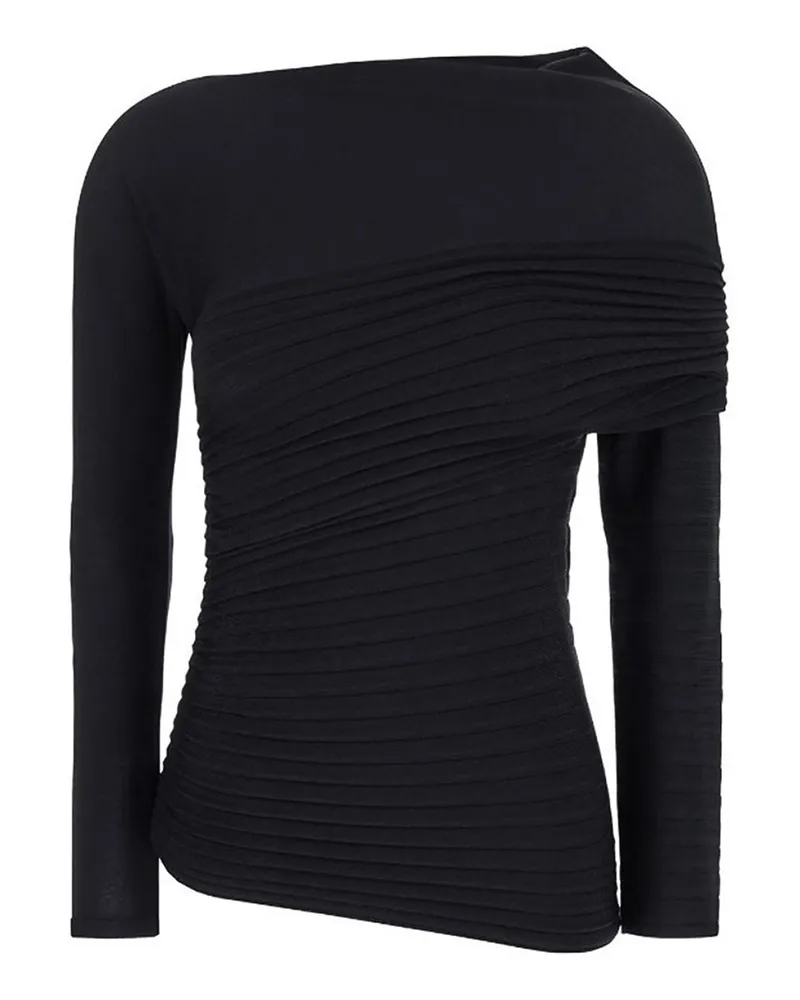 Philosophy Di Lorenzo Serafini Top - Schwarz Schwarz