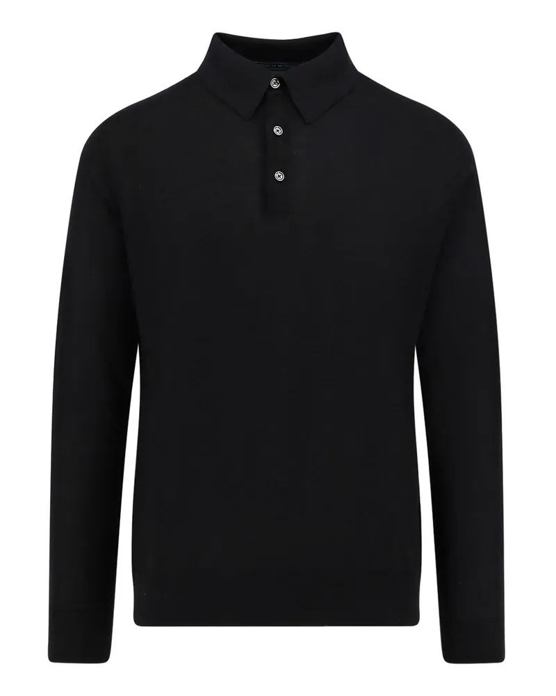 Kiton Poloshirt - Schwarz Schwarz
