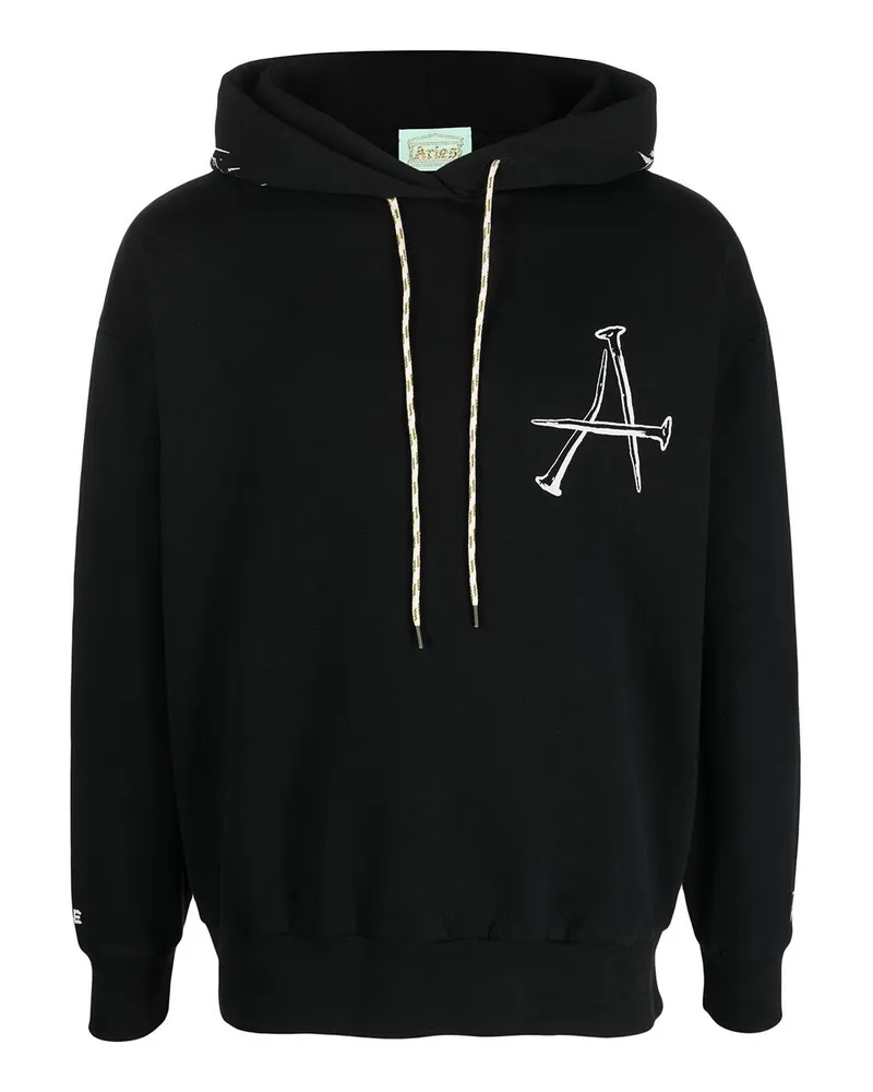 Aries Sweatshirt - Schwarz Schwarz