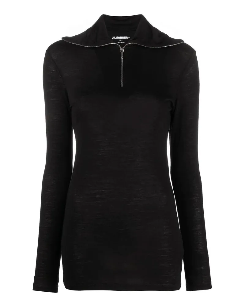 Jil Sander Rollkragenpullover - Schwarz Schwarz