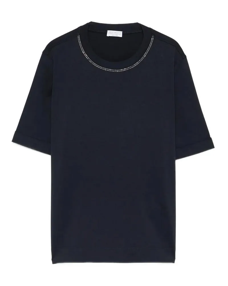 Brunello Cucinelli T-Shirt - Blau Blau