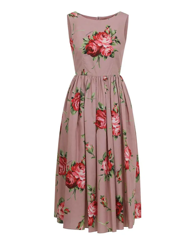 Dolce & Gabbana Knielanges Kleid - Bunt Bunt