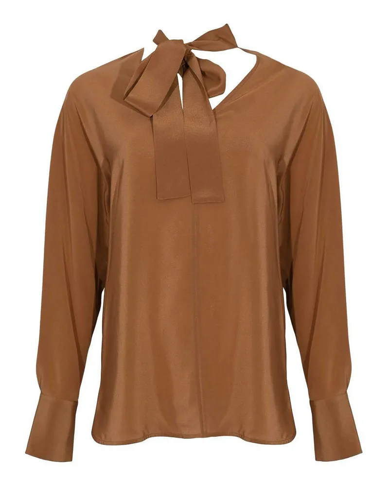 Max Mara Bluse - Braun Braun