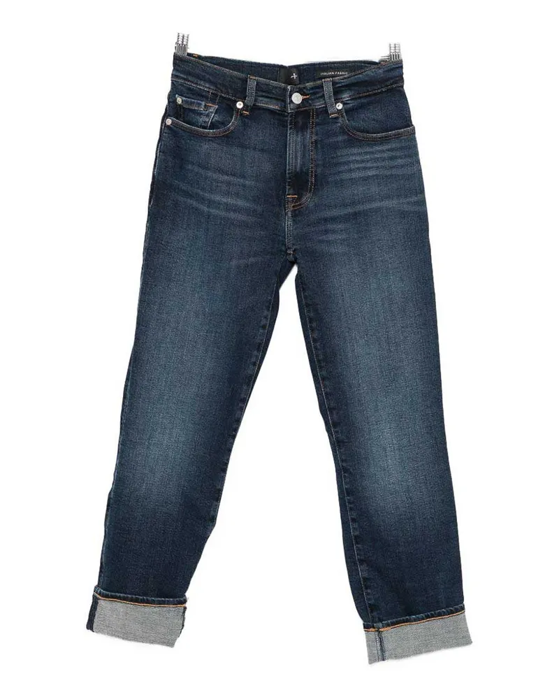 Seven7 Casual Hose - Blau Blau