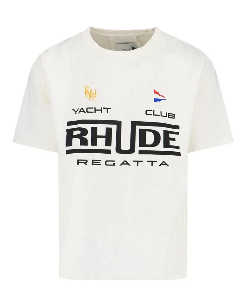 RHUDE T-Shirt - Weiß Weiß