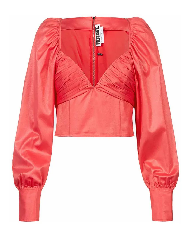 ROTATE Birger Christensen Top - Rosa Rosa