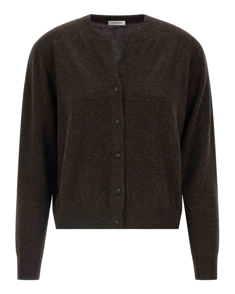 Yves Salomon Cardigan - Braun Braun