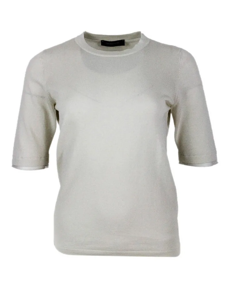 Fabiana Filippi Rundhalspullover - Creme Creme